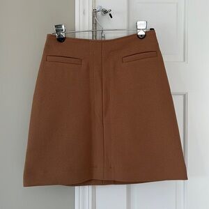 H&M Boucle Camel A-line Mini